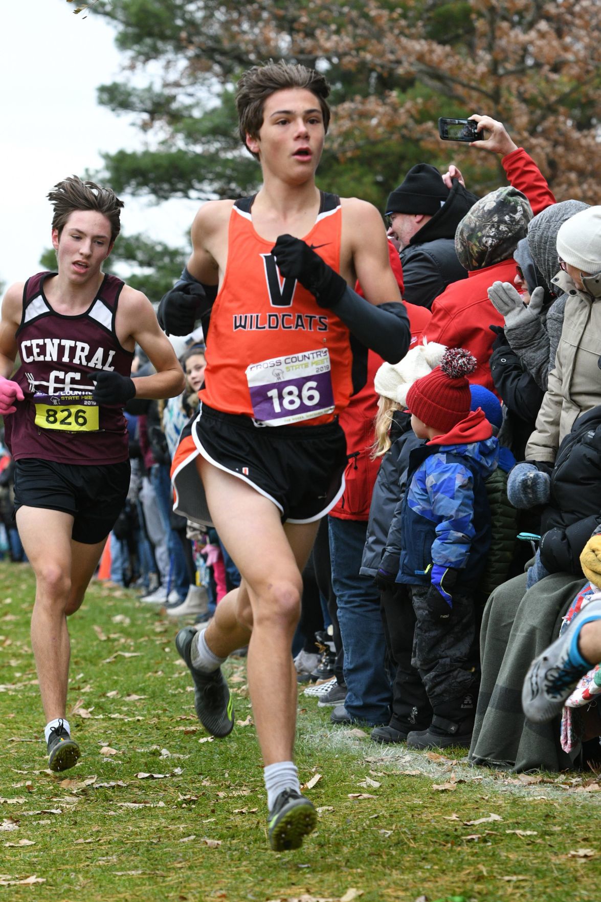 WIAA state cross country photo: Luka Dimaggio, Verona